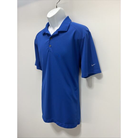 Nike Shirt Men's L Blue Dri-Fit Tour Performance Golf Polo Golfer 818050-480 - Picture 3 of 6
